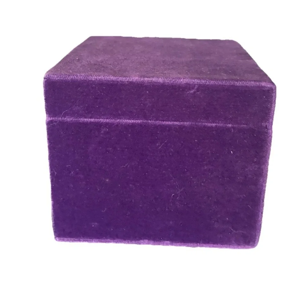 Gucci Box Purple Velvet Bracelet Watch Accessories 5x5x4.5